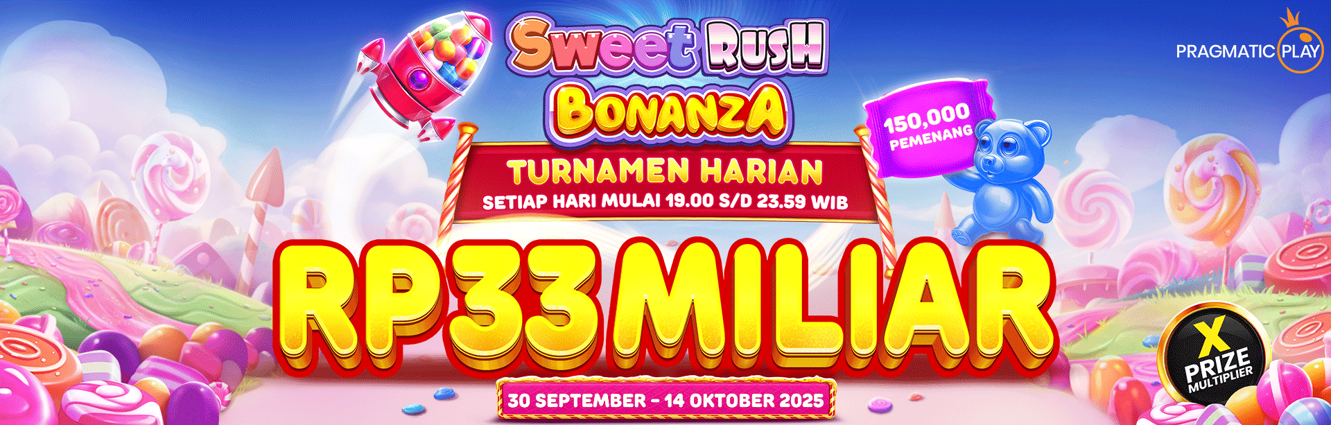 PP - SWEET RUSH BONANZA DAILY TOURNAMENTS